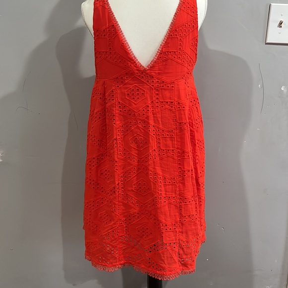 Maeve/Anthropology Eyelit Dress w/pockets - Picture 3 of 4